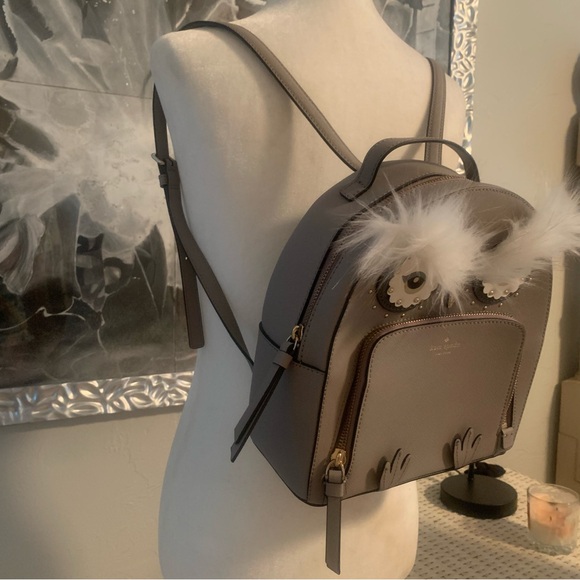 NWOT Kate Spade star bright Owl Tomi Mini Backpack - Picture 4 of 13